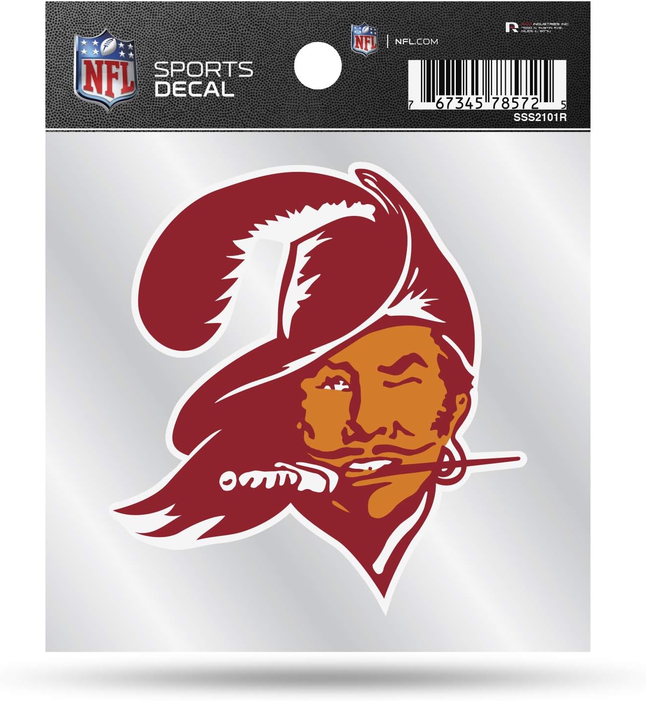 Rico Industries NFL unisex-adult NFL Retro 4×4 Decal